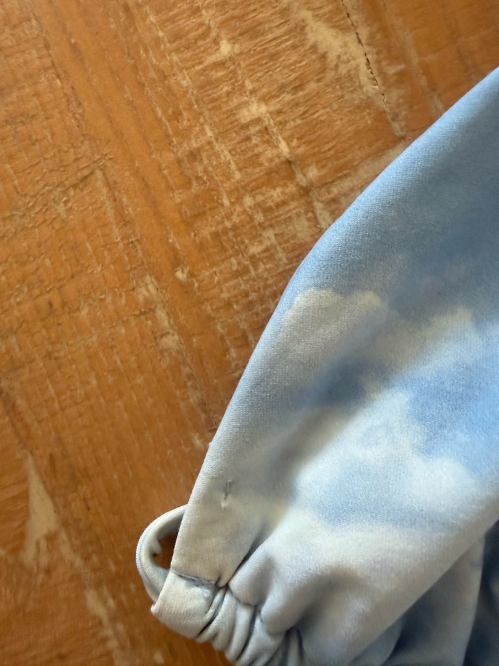 WeWoreWhat Blue Tie-Dye Triangle Bralette - Picture 4 of 6